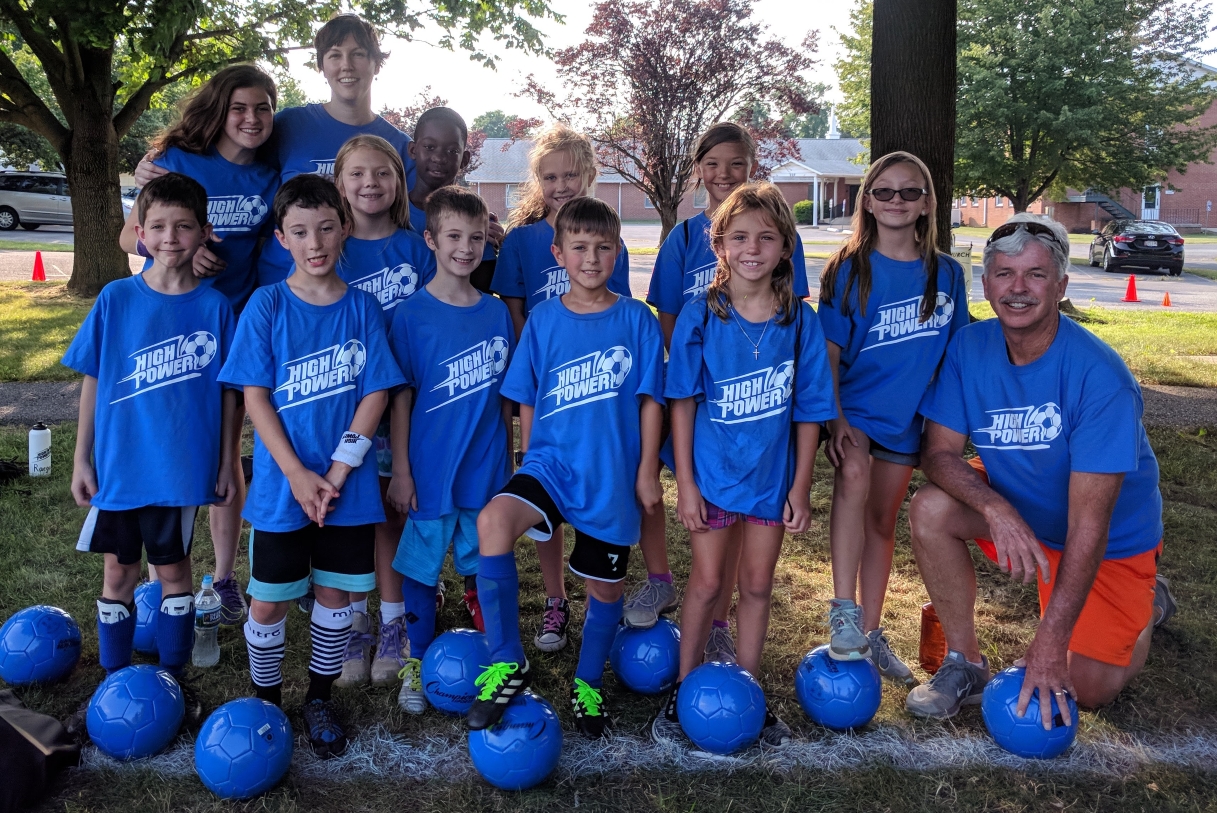 soccer camp blue team